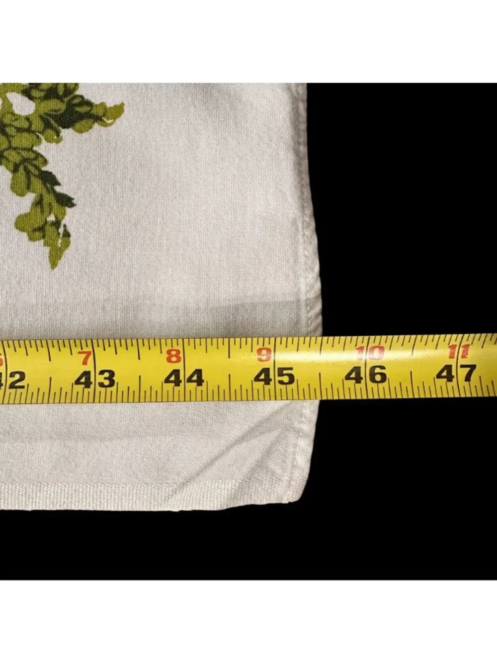 Vintage Purple Floral Tablecloth California Hand Prints Mid Century Flowers